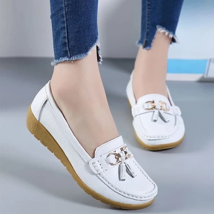 Flatshoes Balet Rumbe Putih