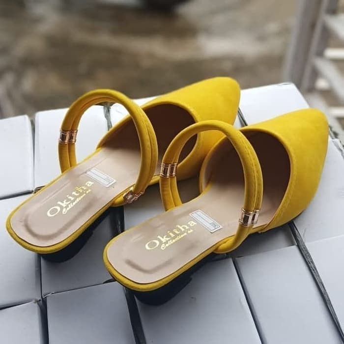 Flatshoes Kelsey 688 Kuning 3