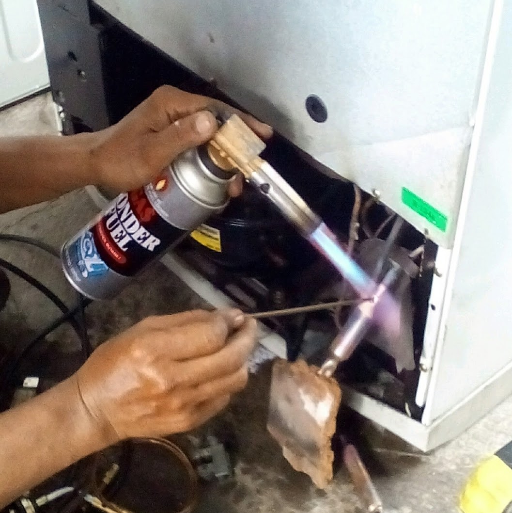 Flusing Dan Isi Freon Kulkas 1 Pintu 2