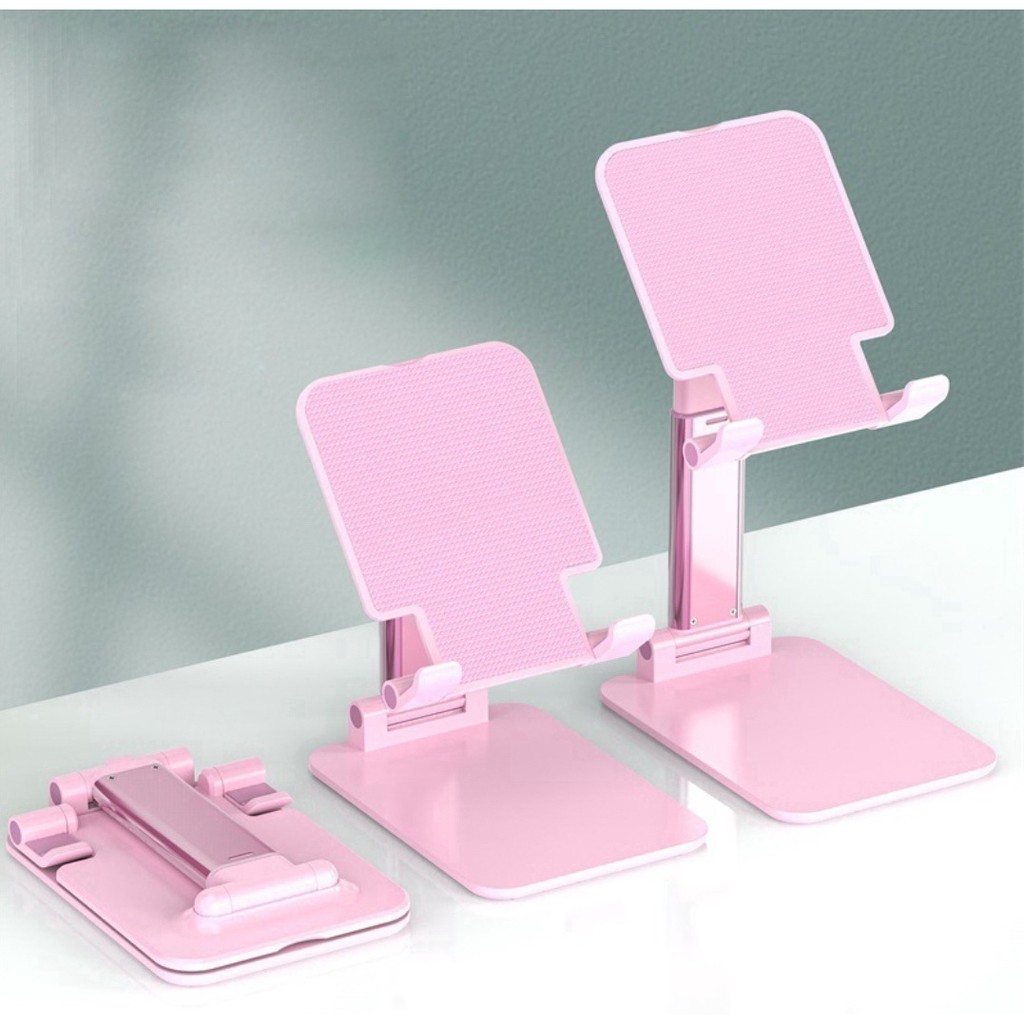 Folding Desktop Stand Holder Handphone HP Tablet 2