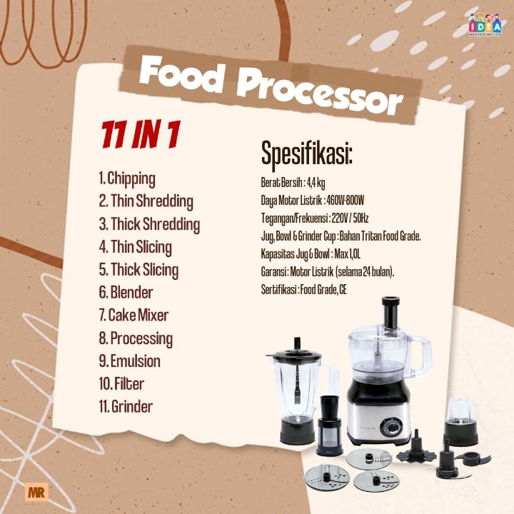 Food Processor by Vienta 3