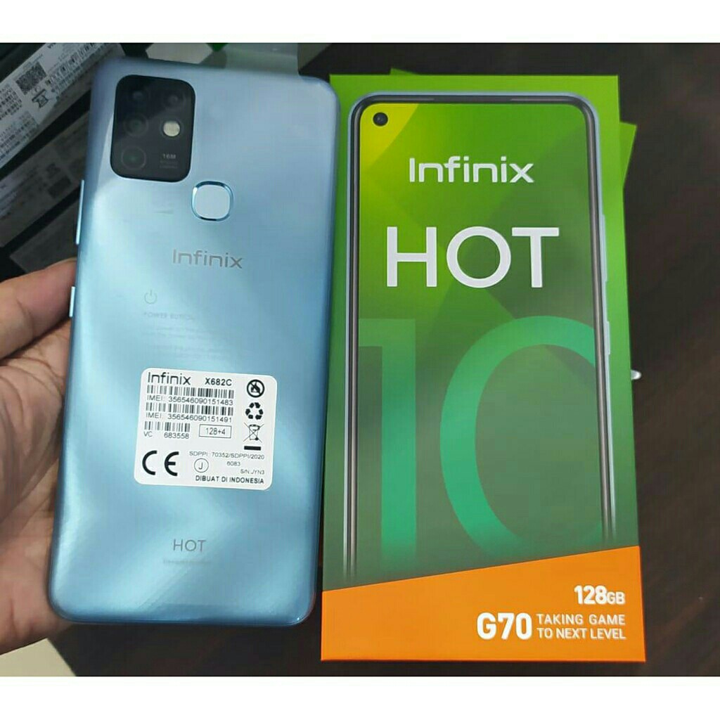 Free Ongkir Infinix Hot 10 464GB - Garansi Resmi