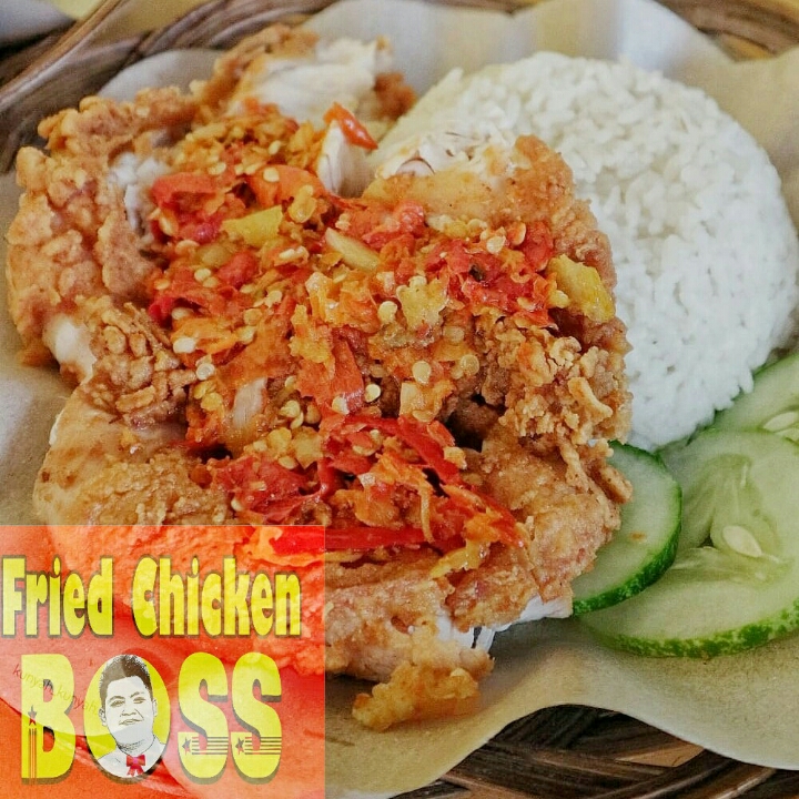 Fried Chicken BoSS Paket Mantul Geprek 2 Pcs