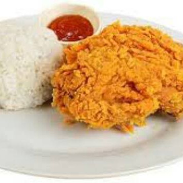 Fried Chicken Dada Pakai Nasi