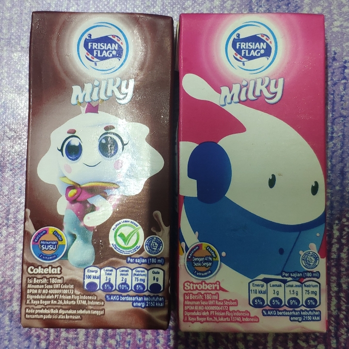 Frisan Flag Milky Kotak 180 ML