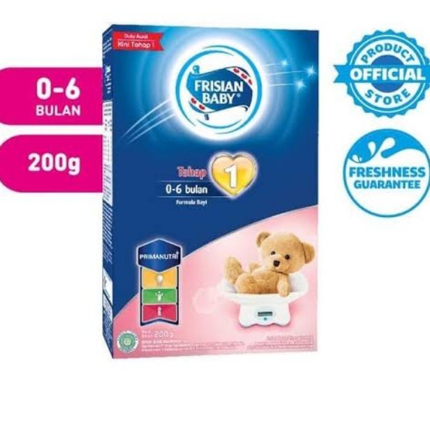 Frisian Baby Tahap 1 Formula Bayi 0- 6 Bulan 200 G