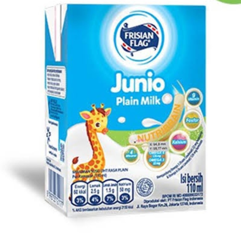 Frisian Flag Junior Plain Milk 110ml