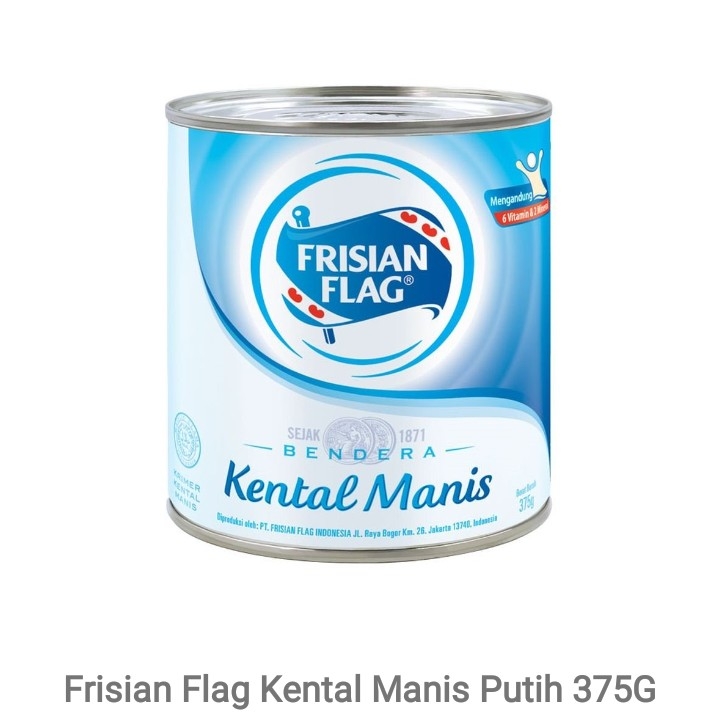 Frisian Flag Kental Manis Putih 375g