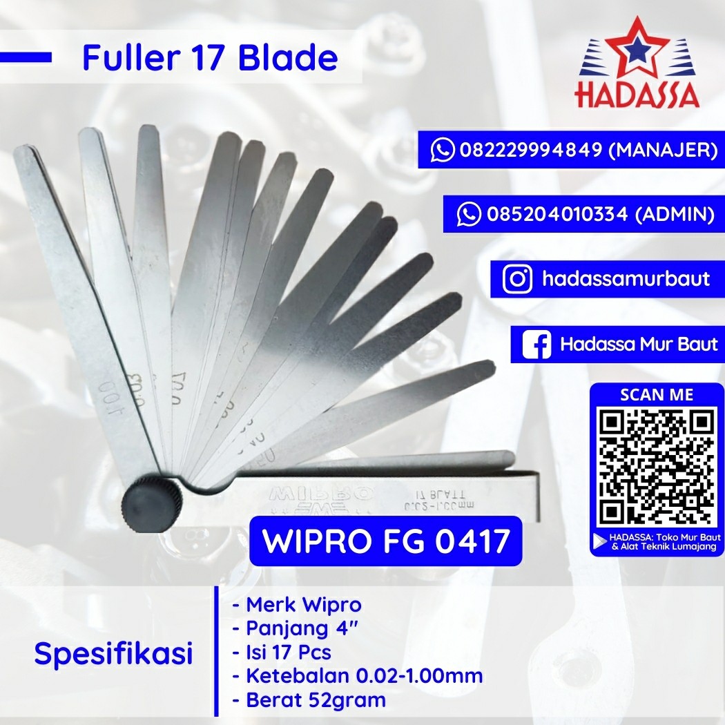 Fuller 17 Blade Wipro FG 0417