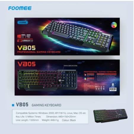 GAMING KEYBOARD FOOMER VB05 3