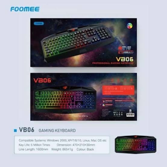 GAMING KEYBOARD FOOMER VB06 3