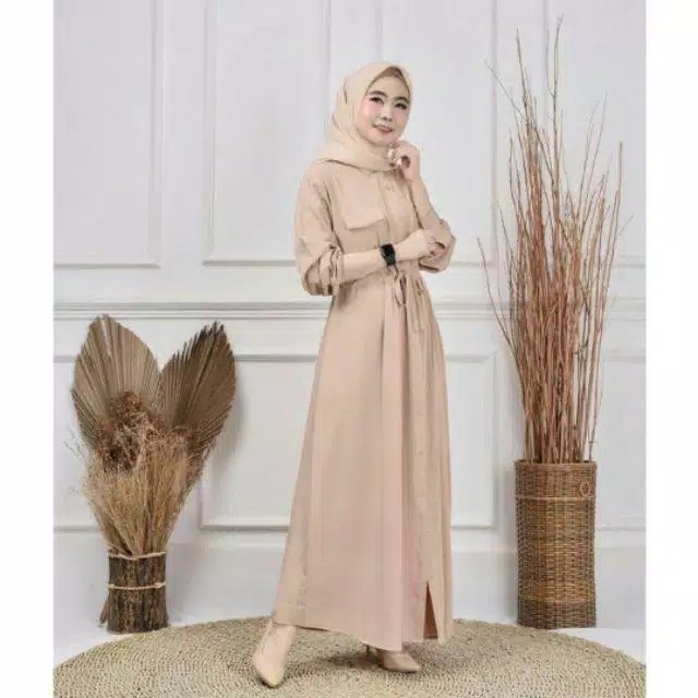 GAMIS CIELO BUSUI DRESS MOSCREPE PREMIUM 4