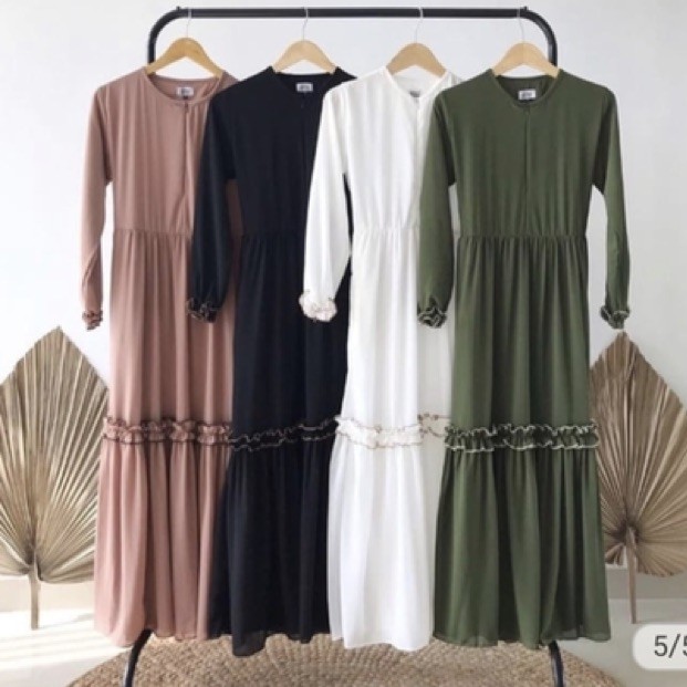 GAMIS FEBRINA REMPEL WIRU DRESS BUSUI MOSCREPE PREMIUM 5