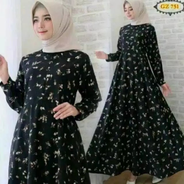 GAMIS MONALISA MOTIF CANTIK CAMPUR