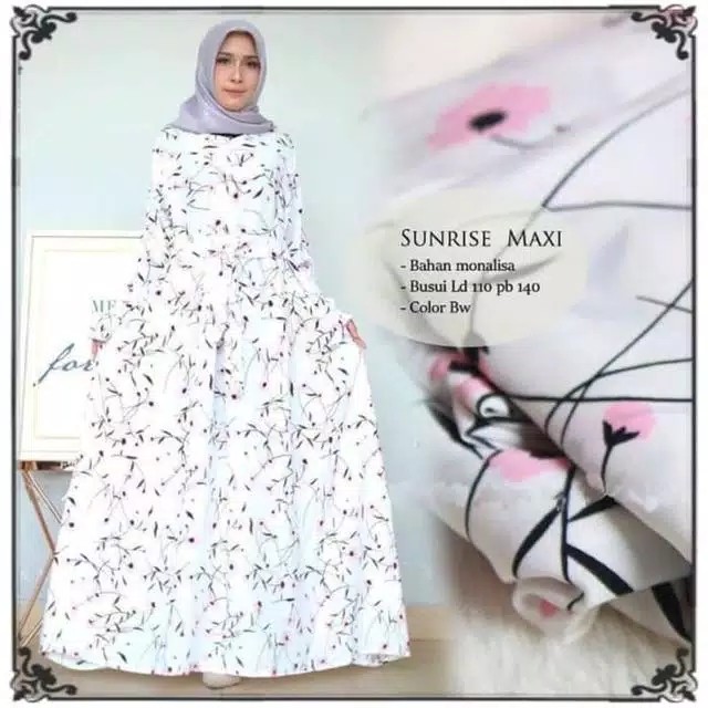 GAMIS MONALISA MOTIF CANTIK CAMPUR 4