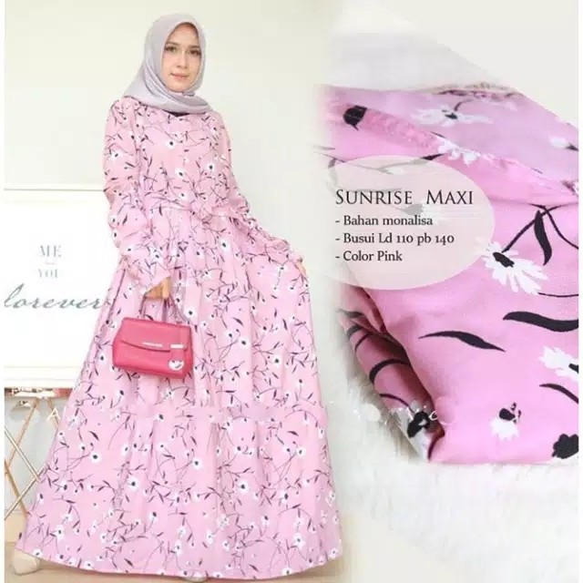 GAMIS MONALISA MOTIF CANTIK CAMPUR 5