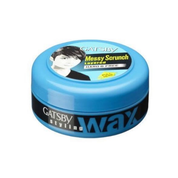 GATSBY HAIR GEL WAX HARD-FREE POT 75 GR