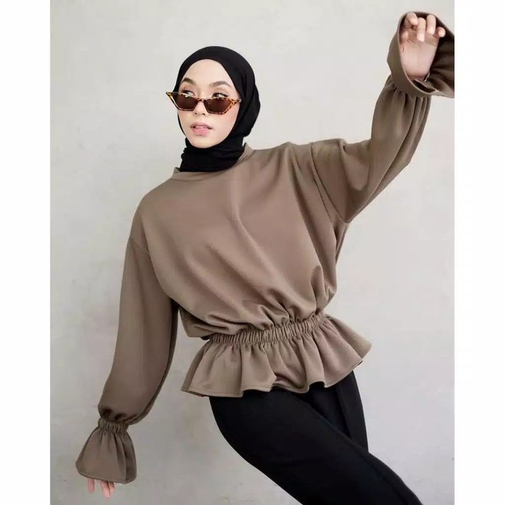 GEBBY BLOUSE KERUT WANITA