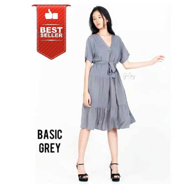 GELSEYROOMS  VICTORIA MIDI DRESS BASIC 02 5