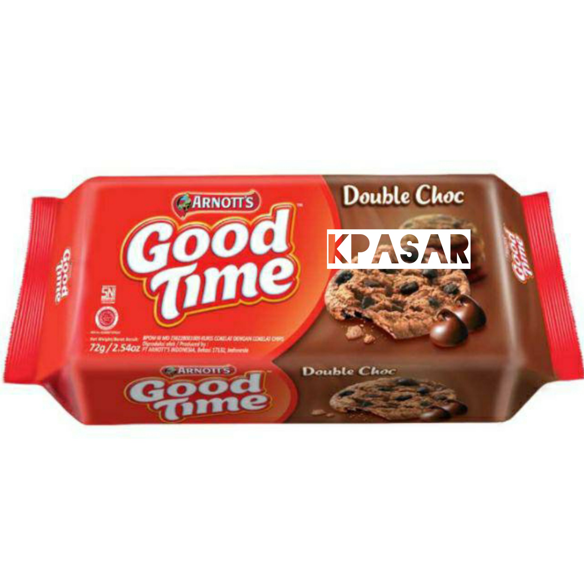 GOOD TIME DOUBLE CHOCLATE 72 GRAM