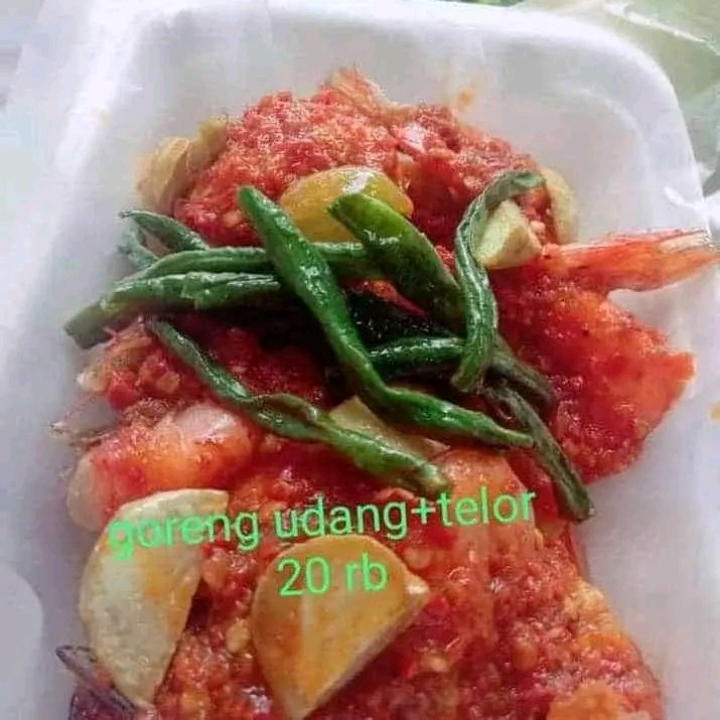 GORENG UDANG DAN TELOR