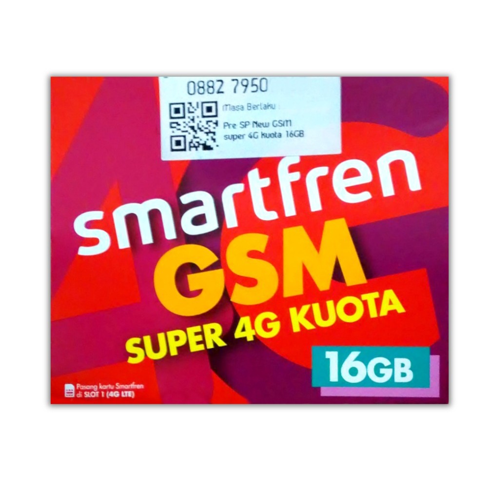 GROSIR KARTU PERDANA SMARTFREN 16GB  PAKET DATA KOUTA SMARTFREN