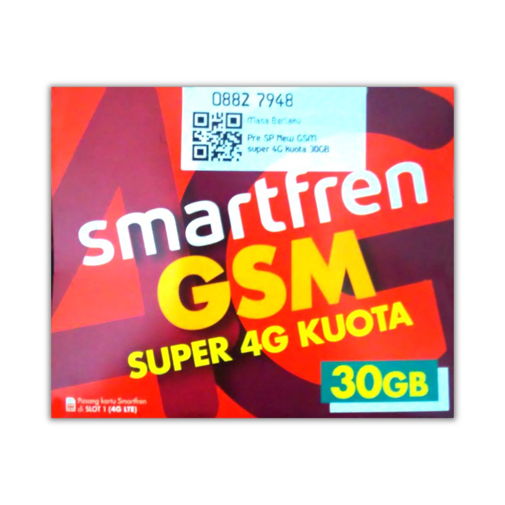 GROSIR KARTU PERDANA SMARTFREN 30GB  PAKET DATA KOUTA SMARTFREN