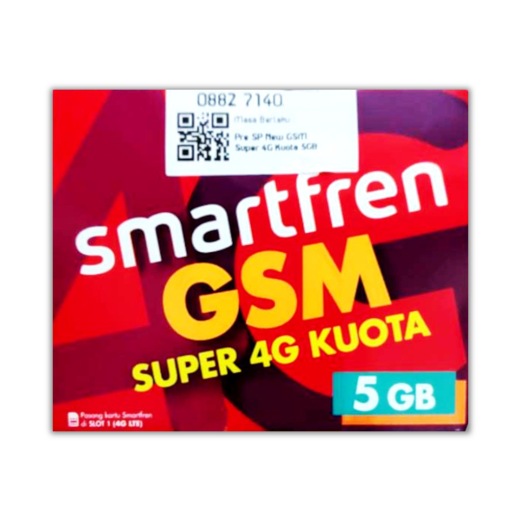 GROSIR KARTU PERDANA SMARTFREN 5GB  PAKET DATA KOUTA SMARTFREN