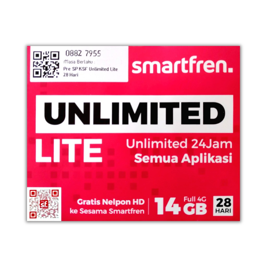 GROSIR KARTU PERDANA SMARTFREN UNLIMITED LITE  PAKET DATA KOUTA SMA