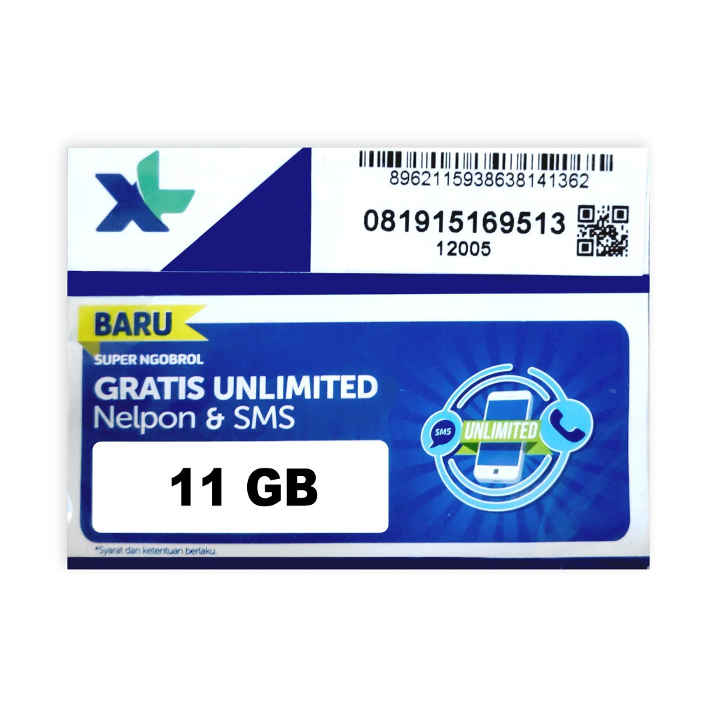 GROSIR Kartu XL Xtra Combo Lite 11GB l Paket Data Kuota XL