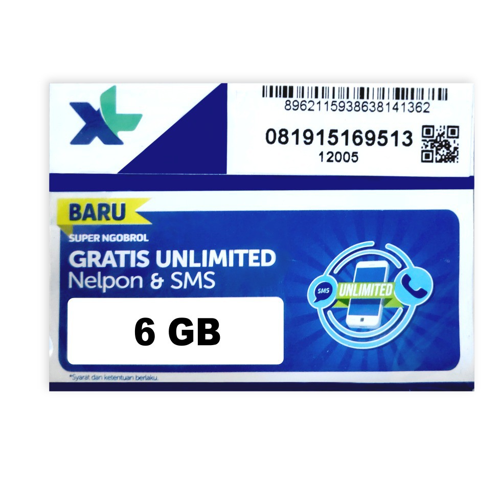 GROSIR Kartu XL Xtra Combo Lite 6GB l Paket Data Kuota XL