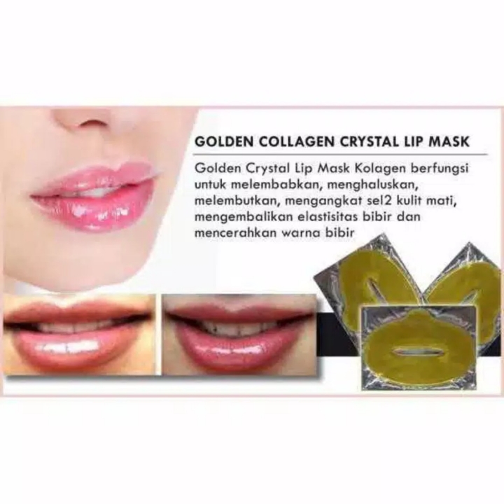 GROSIR Masker Bibir Collagen GOLD 2