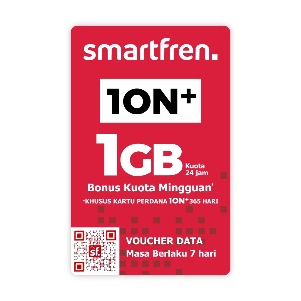 GROSIR Voucher Smartfren 1GB Aktif 7hari