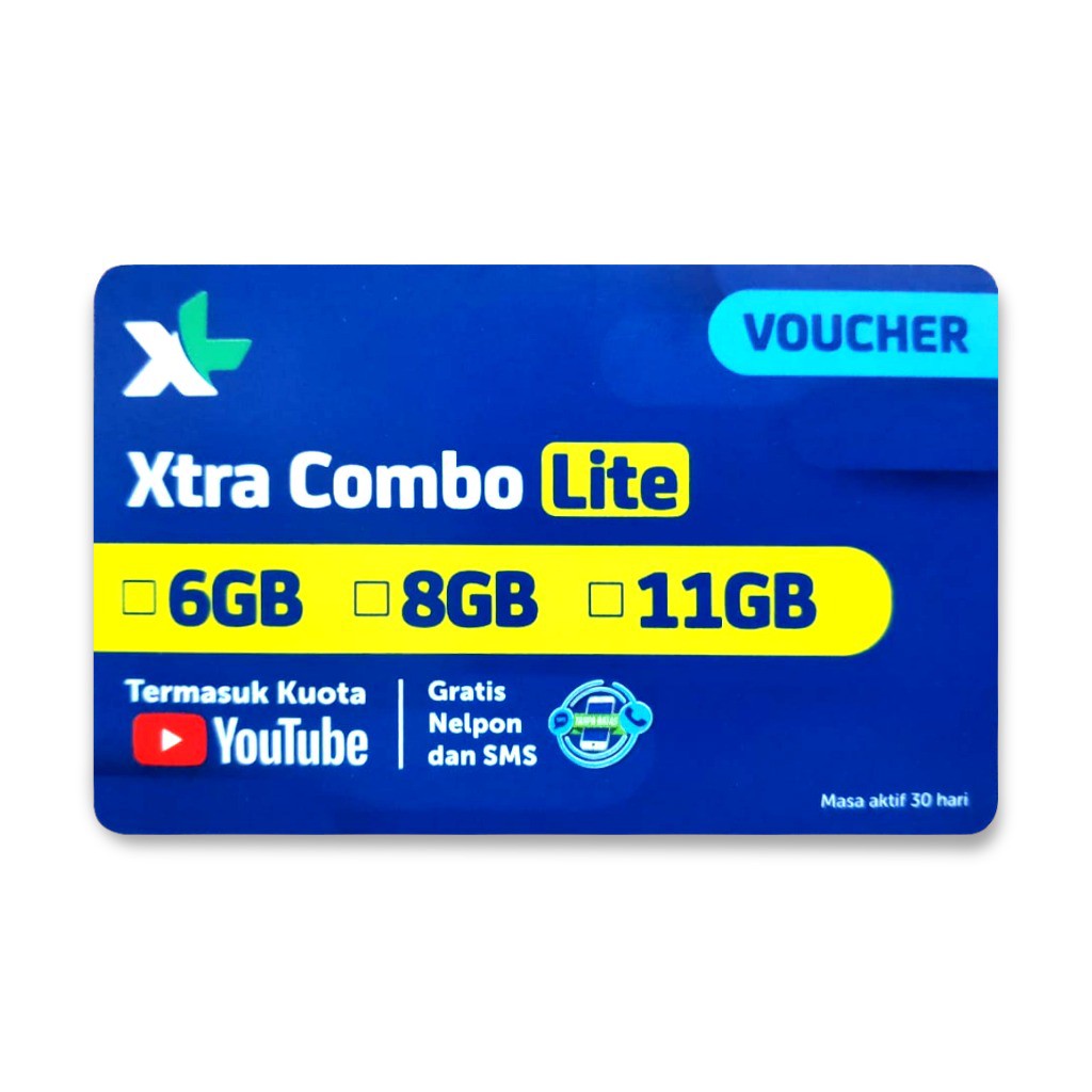 GROSIR Voucher XL Xtra Combo Lite 6GB8GB