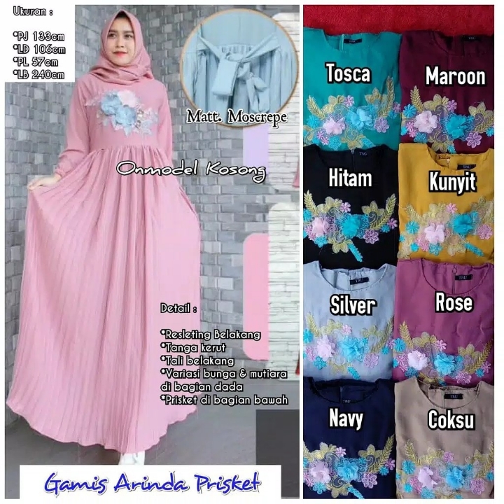 Gamis Arinda Original Moscrep