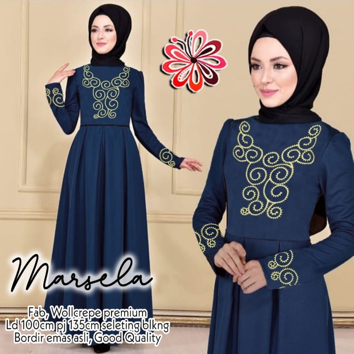 Gamis Bordir Marsela 3