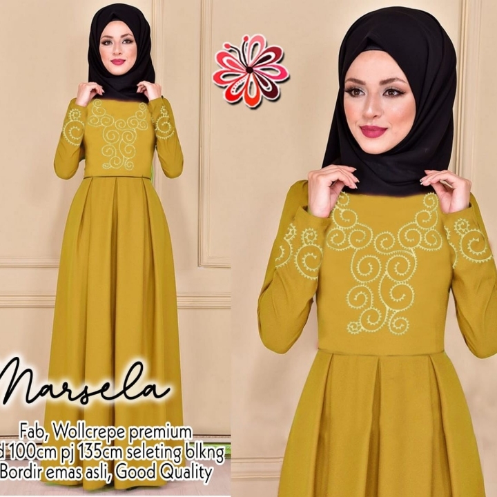 Gamis Bordir Marsela 4