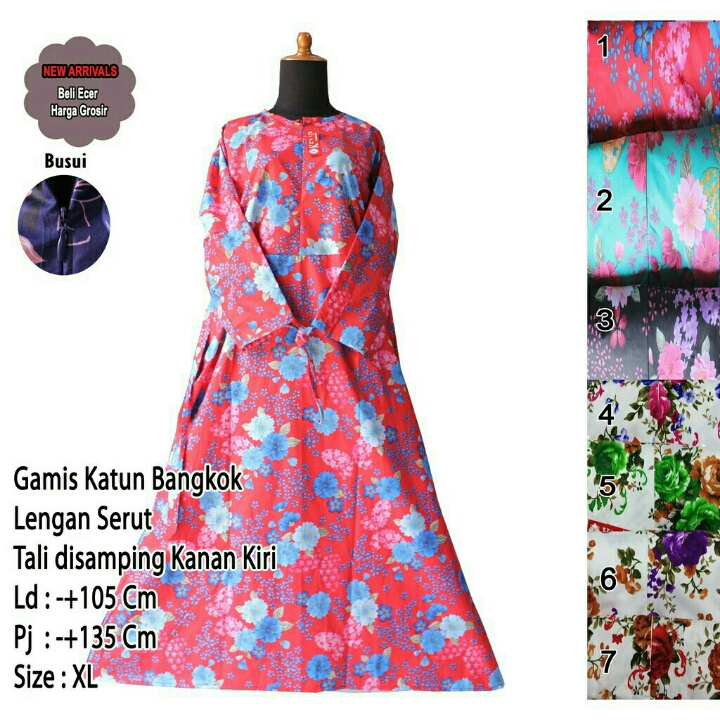 Gamis Katun Bangkok 02