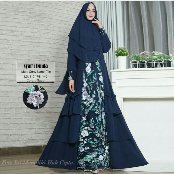 Gamis Syari Dinda Navy