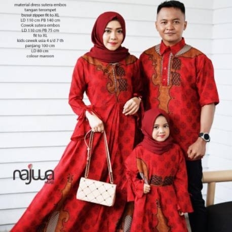 Gamis plus gamis kids plus kemeja black panther couple 