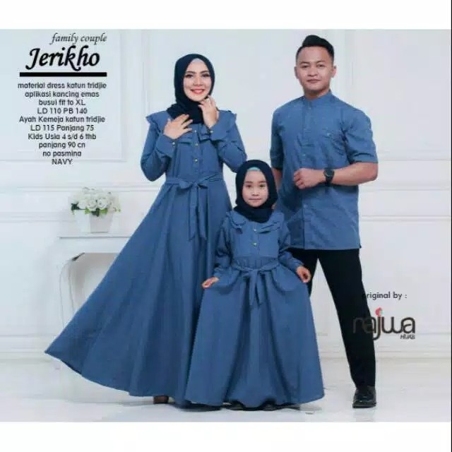 Gamis plus kemeja plus gamis kids jerikho ori najwa 2