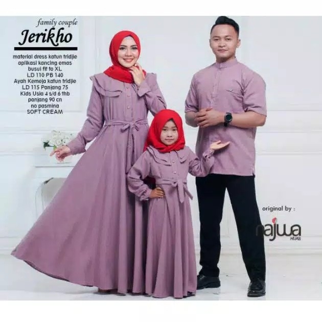 Gamis plus kemeja plus gamis kids jerikho ori najwa 4