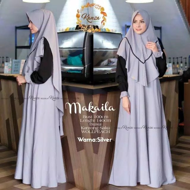 Gamis plus khimar makaila syarinori kanza 3