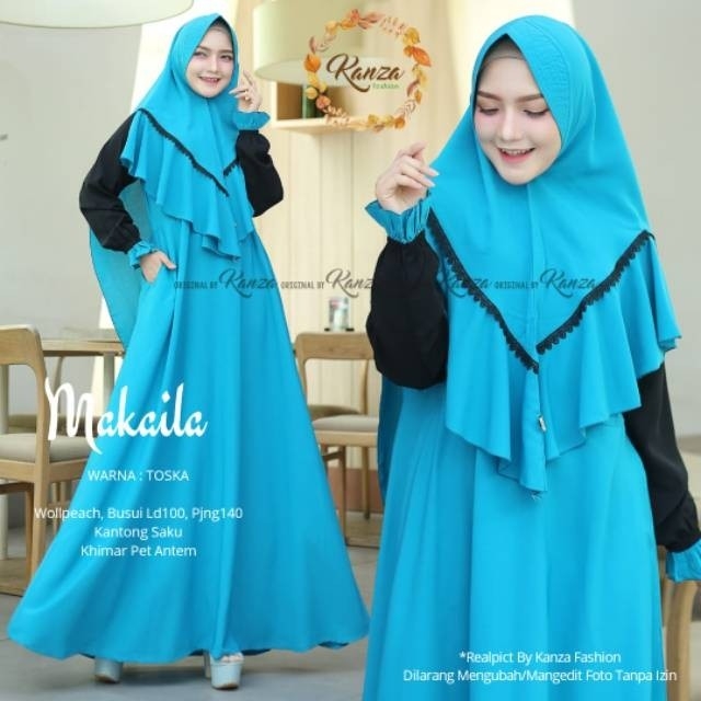 Gamis plus khimar makaila syarinori kanza 5