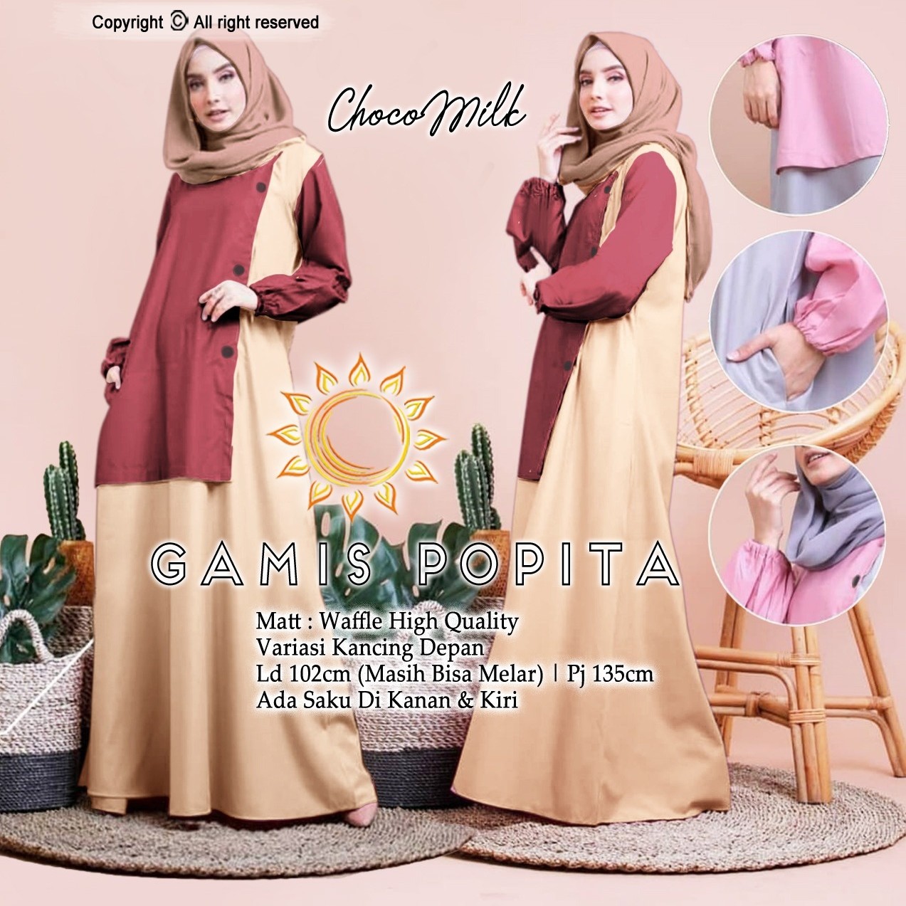 Gamis popita