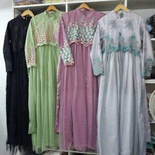 Gamis tulle prada ori 3