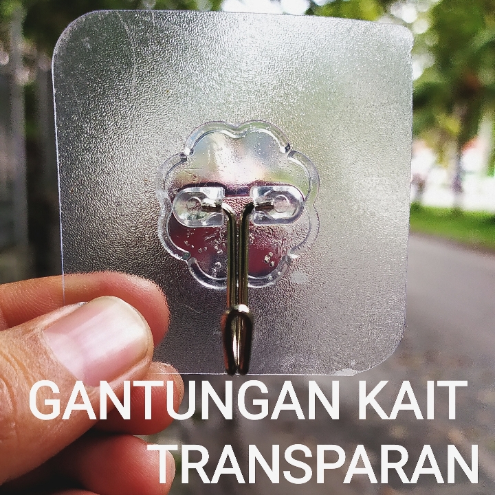 Gantungan Kait Transparan Minimalis