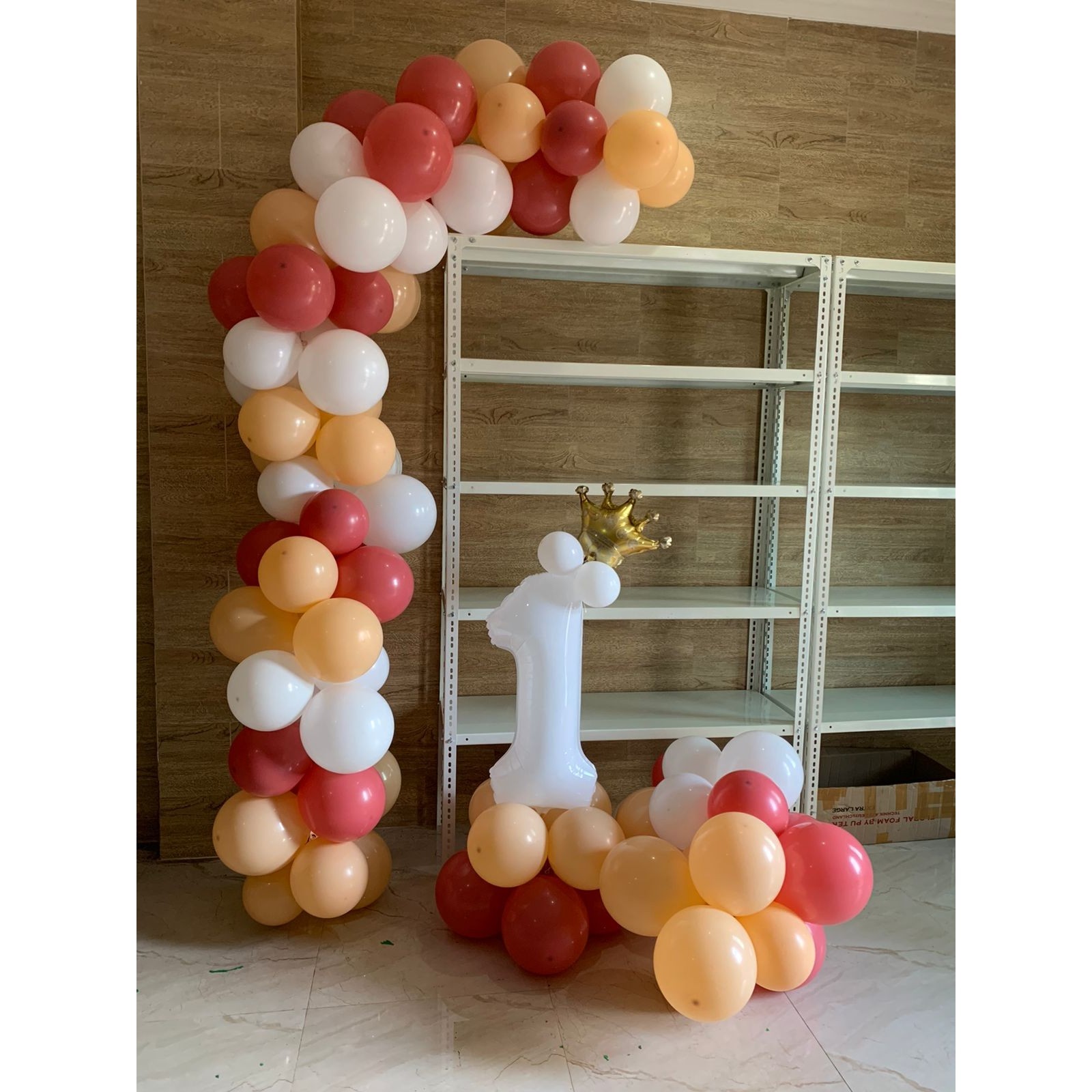 Garland 2 Meter Dan 1 Meter Dengan Standing Angka Warna Retro