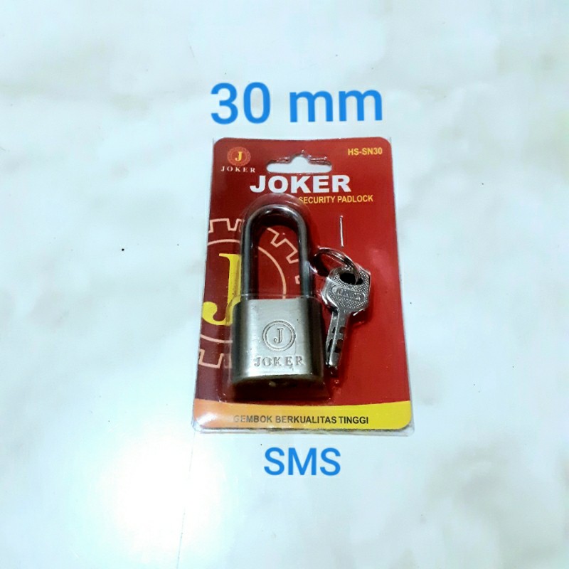 Gembok 30 mm NEKEL JOKER