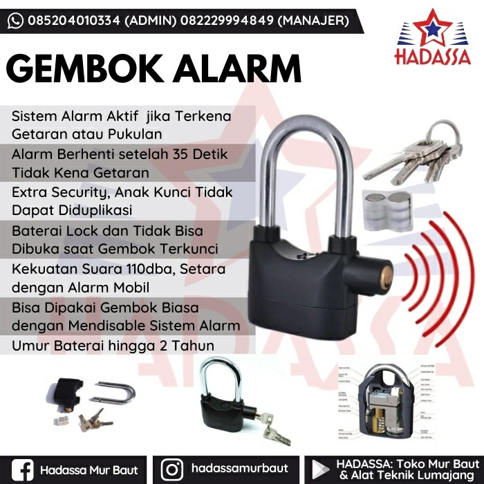 Gembok Alarm